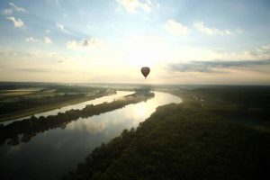 De Loire vanuit de lucht gezien