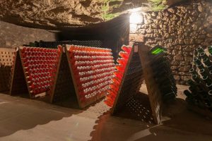 Saumur: bubbels onder de straatstenen