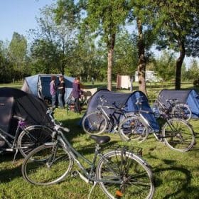 Vélos au camping 