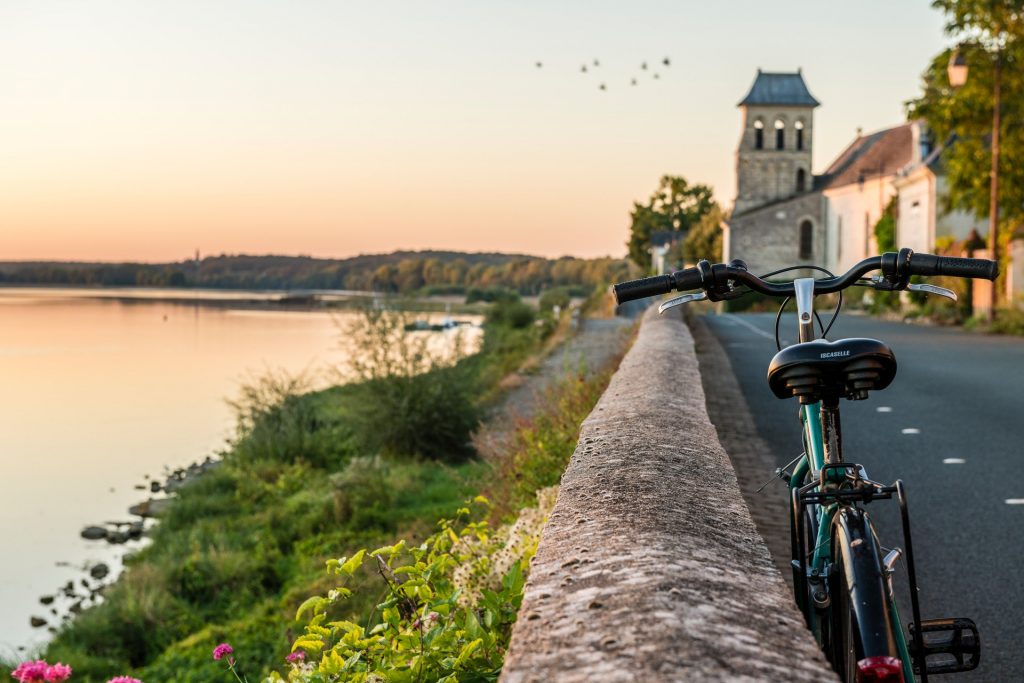 Vue de La Loire avec vélo